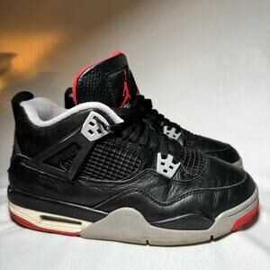 Size 7 - Nike Air Jordan 4 Retro GS Bred Reimagined Men's Shoes
